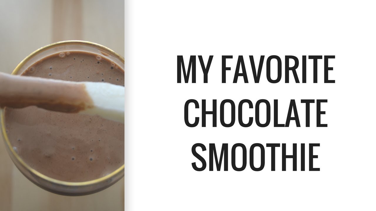 Vegan Chocolate Smoothie Best of Chocolate